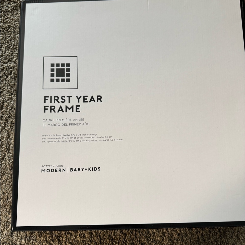 First Year Frame - Gold Pottery Barn